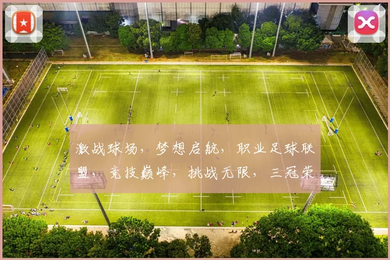 激战球场，梦想启航，职业足球联盟，竞技巅峰，挑战无限，三冠荣耀